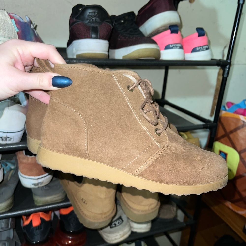 brown booties